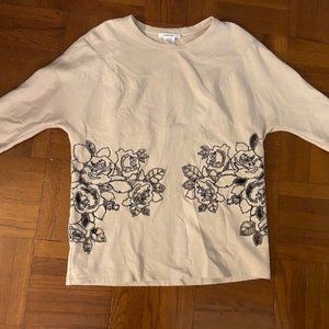 Carven Embroidered Top